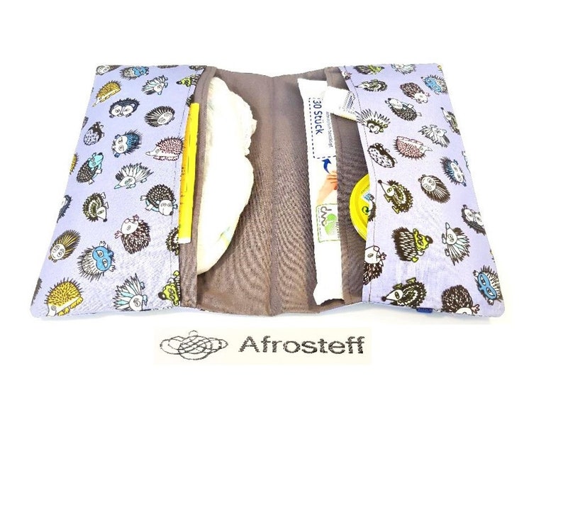 Diaper bag with hedgehog motif, diaper bag image 3