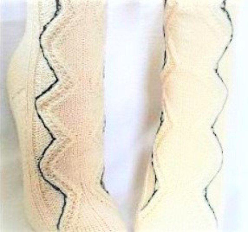 Chaussettes traditionnelles tricotées à la main Gr. 37/38 image 5