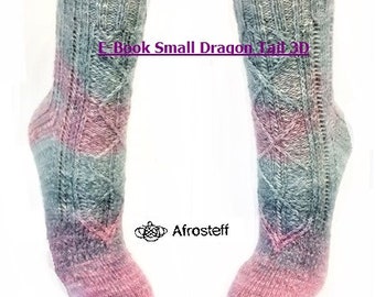 Sock knitting pattern "Small Dragon tail"