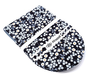 Circular knitting needle case Deluxe, floral