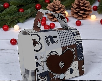 Kleine weihnachtliche Geschenketasche, Gebäcktasche