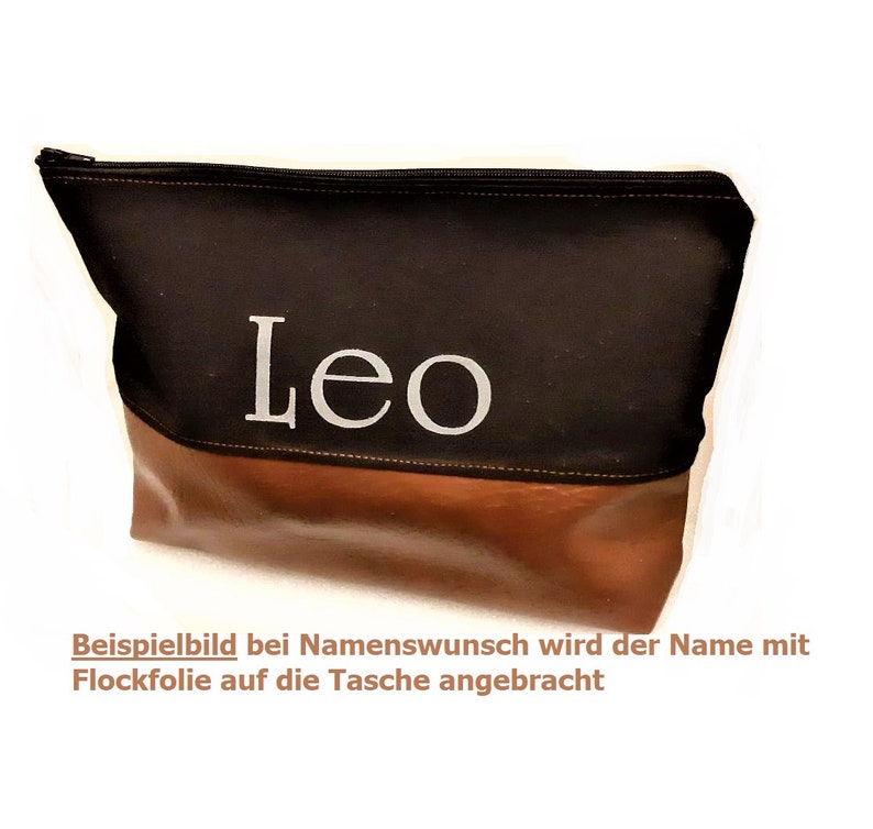 Herrentasche, Kulturbeutel, Männertasche personalisierbar Bild 6