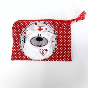 Kleine Pflastertasche, SOS-Tasche,  Mini Reiseapotheke, Erste-Hilfe Tasche