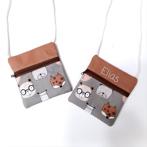 Kinder Brustbeutel "Tiere" Personalisierbar