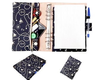 Ring binder organizer A5, writing folder