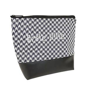 Travel first aid kit, emergency bag, first aid bag houndstooth pattern