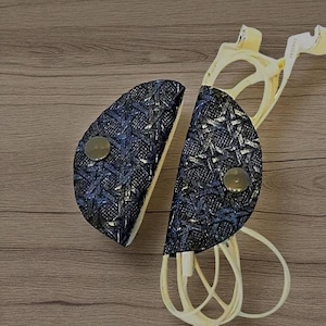 Kopfhörer- und Kabelbinder im 2-er Set, Kabelhalter, Kabelorganizer, Kabelordner