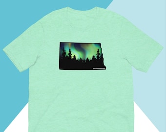 North Dakota Northern Lights Unisex Shirt