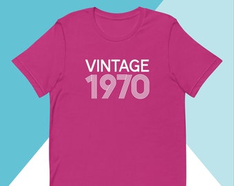 Personalized Vintage Birthday Shirt: Custom Year Gift