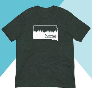 South Dakota Home Pine Trees Unisex Shirt