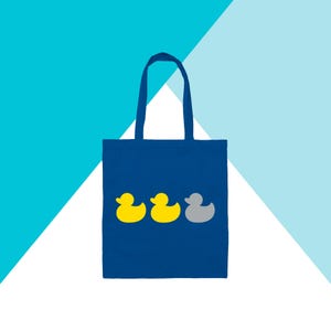 Duck Duck Grey Duck Tote Bag