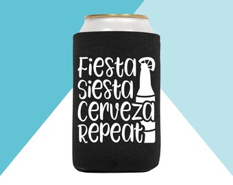 Fiesta Siesta Cerveza Rapport Dosenkühler | Personalisierbares & personalisiertes Geschenk