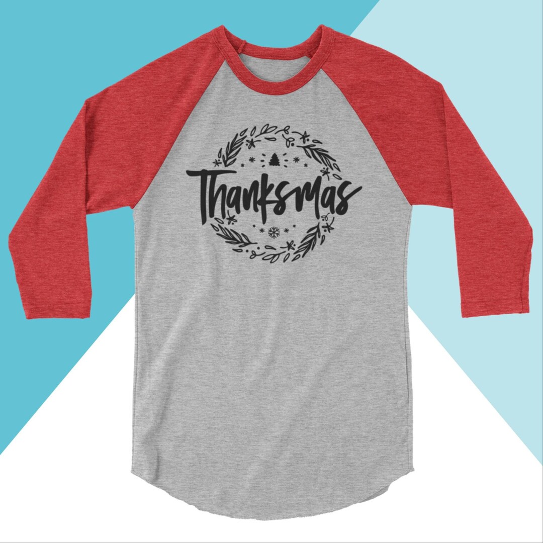 Chemise raglan à manches 3/4 de Thanksmas - Etsy France