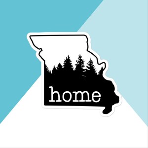 Missouri Home Pinien Bäume Vinyl Aufkleber