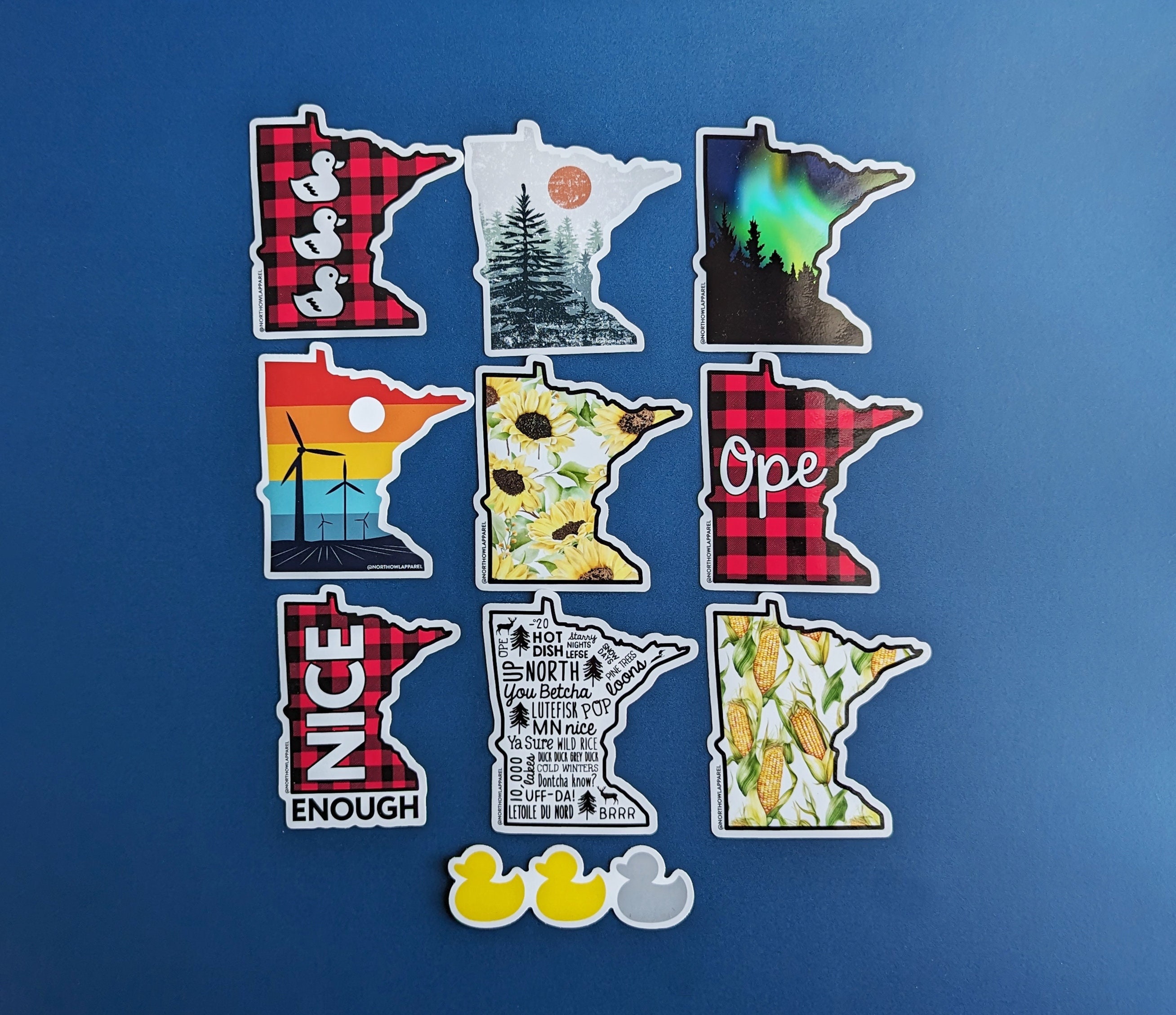Minnesota Vinyl Sticker Bundle, 10 Pack - Etsy