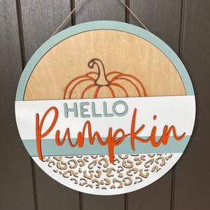 Hello Pumpkin Doorhanger