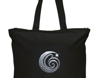 Business Branding Rhinestone Bag | Business Owner Gift | Rhinestone Tote Bag | Business Merch | Business Logo | Business Gifts | Rhinestone