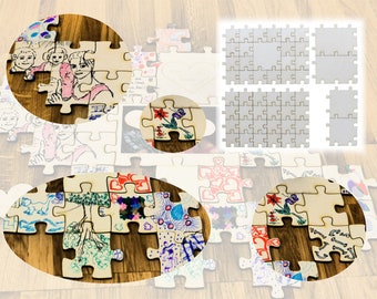 Puzzle zur Hochzeit - Holzpuzzle