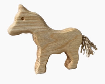 Der ganz kleine Stromberger, Holz Pferd, Montessori,