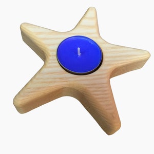 Teelicht Stern Madera,Montessori image 1