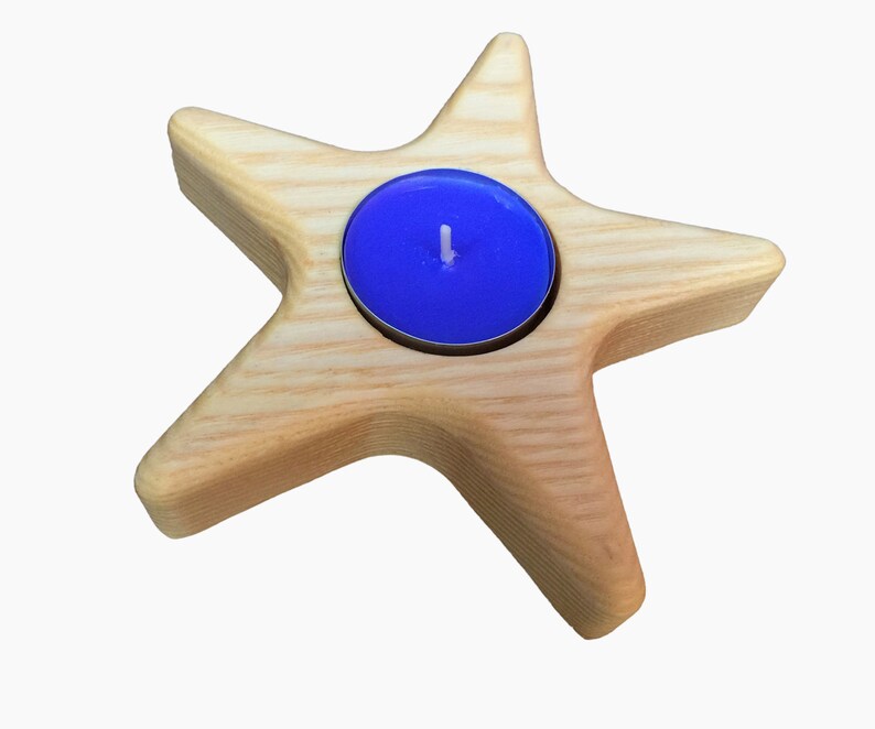 Teelicht Stern Madera,Montessori image 1