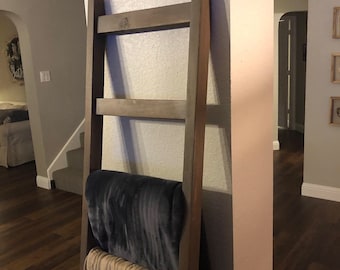 Farmhouse Blanket Ladder