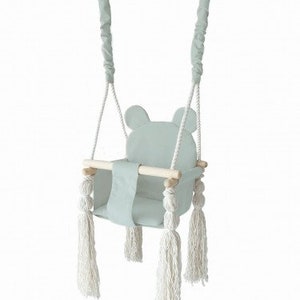 teddy bear baby swing