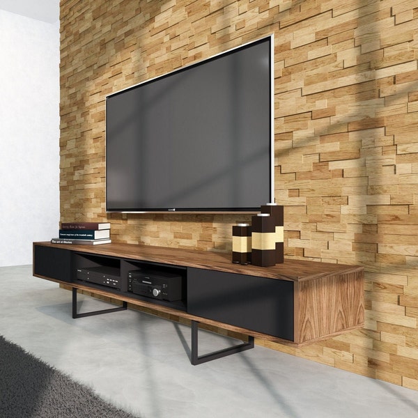 Meuble TV ABATO FX en noyer | B2design