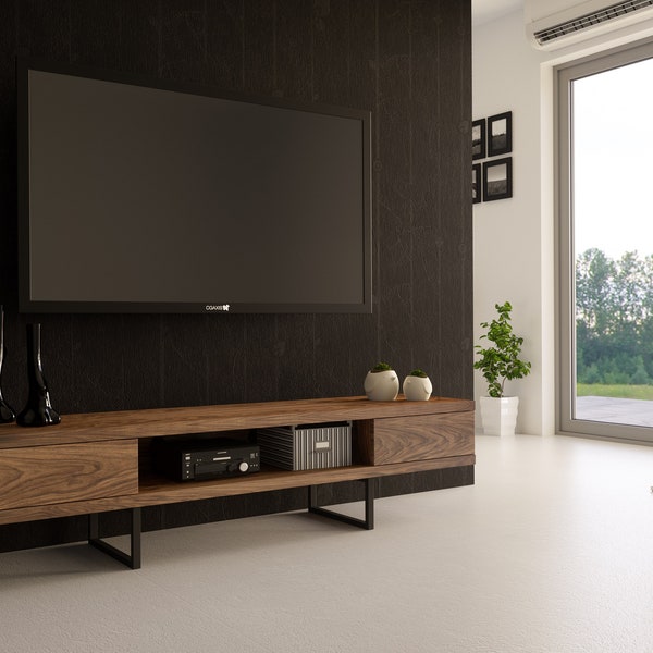 MADiSON Meuble TV en noyer | B2design