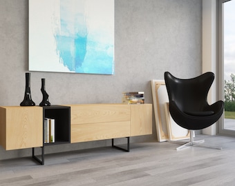 komoda ABATO 180 dąb naturalny - B2design