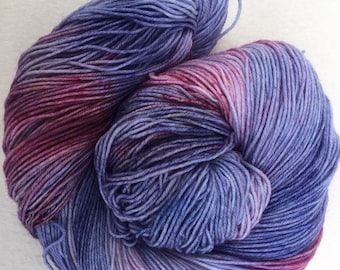 Sock wool hand-dyed on Lang Yarns. Girl's dream