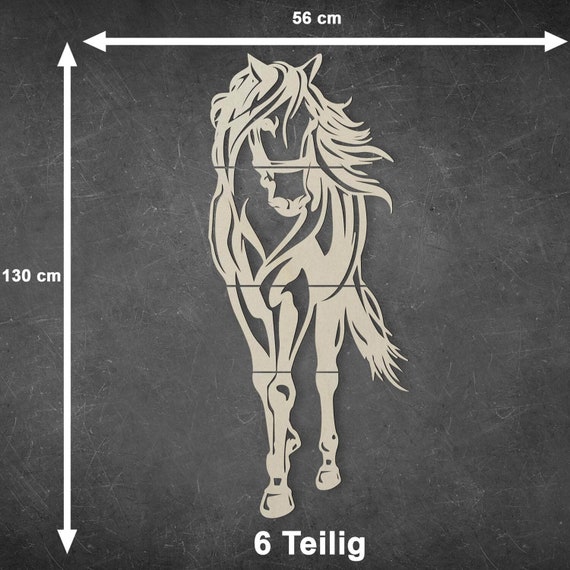 WANDDECORATIE METAAL PAARDEN - Design