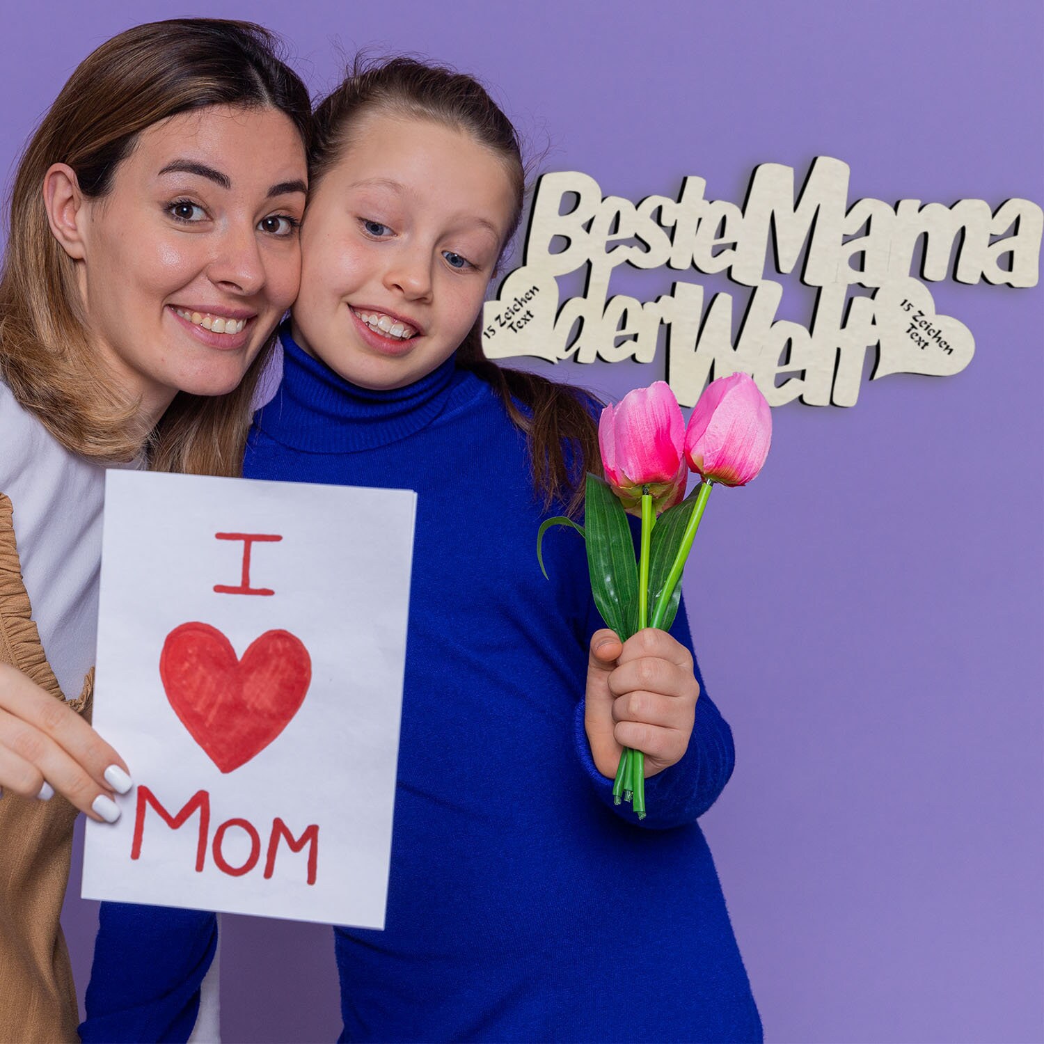 Bottiglia Luminosa Con LED Personalizzata Per Mamma - 'Sei Sempre La Migliore Mamma Del Mondo' - Regalo Originale Per Compleanno E Festa Della Mamma