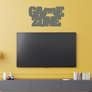 Geschenkideen für Gamer Gaming Zimmer Beleuchtung Wand Licht I Holz Zocker Deko Geschenke zum Geburtstag I Batteriebetrieb Bild 3