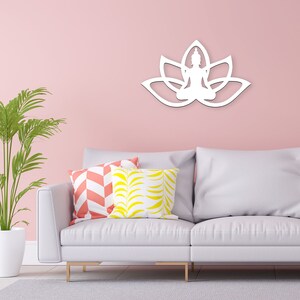 Autocollant Mural Vinyle Citation Bouddha - Modèle 177 - Déco Yoga - Amovible - Choix De Couleur