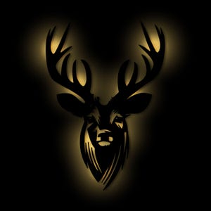 LED deer decoration room wall decoration light wall lamp gifts lamp I wall sticker wall decoration I battery operated