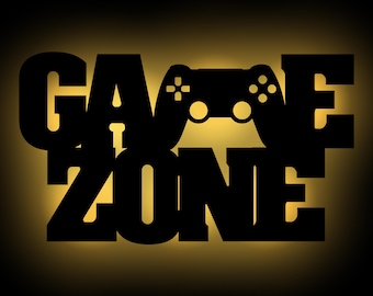 Gaming Deko Lampe 4 Controller Geschenke Wand Licht Geschenkidee für Jungen Männer Frauen Gamer Zimmer Room I Batteriebetrieb