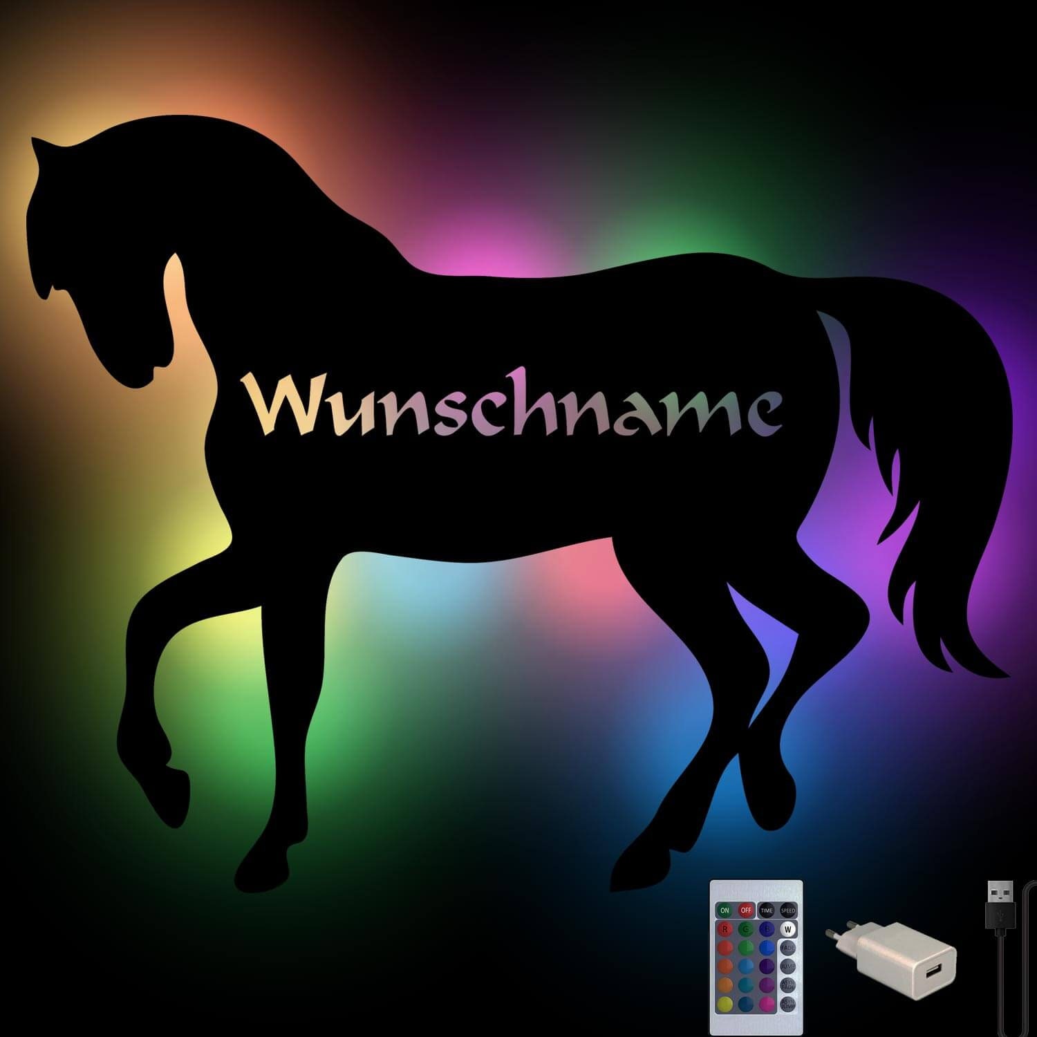 Luce Notturna A Forma Di Cavallo Personalizzata: Perfetta Per La Cameretta Dei Bambini - Foto 8