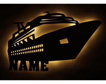 LED Deco Cruise Cruise Gift Personalized with Name