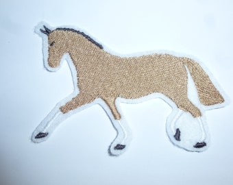 Dressurreiten Pferd Dressurpferd 9,5 x 6,5 cm Aufnäher zum bügeln Patch