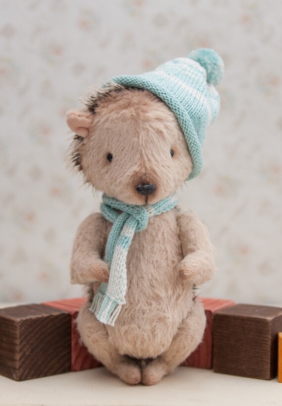 hedgehog teddy bear