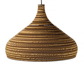 Lampa wisząca z tektury - CONE XL