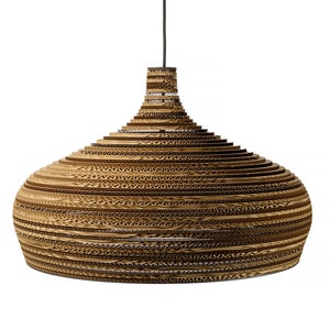 Lampa wisząca z tektury DOME 60 zdjęcie 1