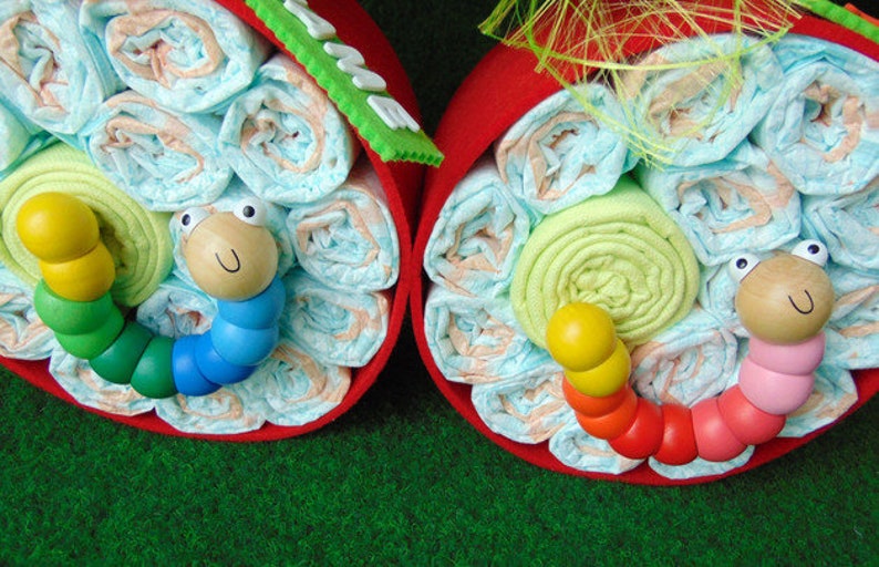 Windeltorte für Zwillinge Geschenk Geburt Zwillinge Geschenk | Etsy