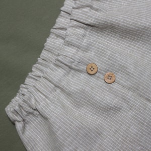 Basic Shirt khaki Rüschenärmel Bild 5