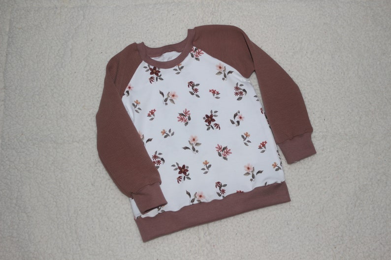 Sweater Shirt Mädchen mauve Bild 1