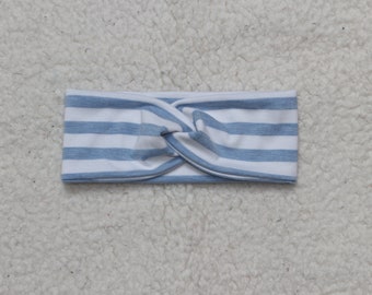Baby Haarband geknotet "Stripes"