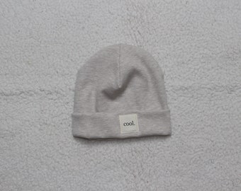 Hipster Beanie Mütze "beige"