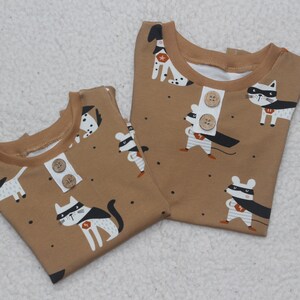 Basic Shirt Super Pets caramell image 1