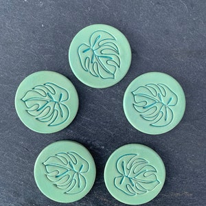 Magnet Monsterablatt Keramik Mint